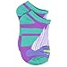 Trolls Girls Teen Womens 6 pack Socks (6-8 (Shoe: 10.5-4), Trolls Neon)