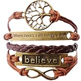 Susenstone®Handmade Adjustable Multilayer Bracelet Wristband