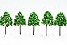 23Pcs Model Trees Scenery Model Plastic Artificial Layout Rainforest Diorama, Building Model Trees, Fake Trees for Projects Model Train Railways Architecture Landscape