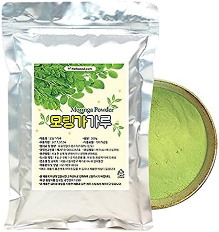 [Jeongwoodang] Moringa Leaf Powder 10.6oz / Improving Metabolism and brain function / Super Food / 모링가 / 辣木