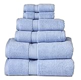 Luxurious 900 GSM Egyptian Cotton 6-piece Towel Set - Light Blue