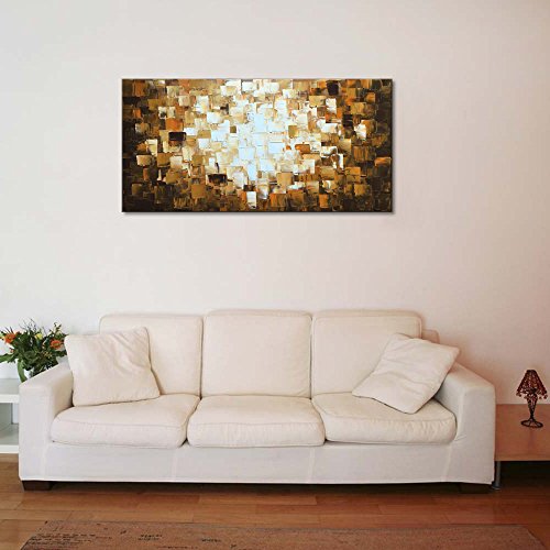 4 Seekland+Textured+Abstract+Paintings+Canvas