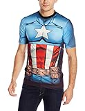 Marvel Captain America Men's Cappin Stance T-Shirt