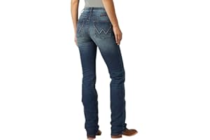 Wrangler Womens Willow Mid Rise Boot Cut Ultimate Riding JeansJeans