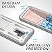 YOUMAKER Designed for Galaxy S9 Plus Case, Heavy Duty Protection Kickstand with Built-in Screen Protector Shockproof Case Cover for Samsung Galaxy S9 Plus 6.2 inch - White/Gray