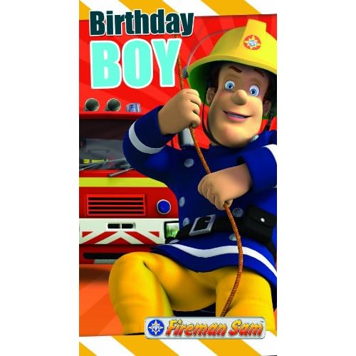 Sam Le Pompier Fs010 Carte D Anniversaire Chic Www Borgotrecase It