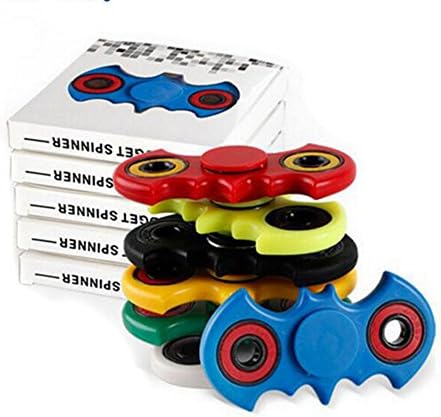 XHBoutique Bat Style Fidget Hand Spinner Toys for Fidgeters, Sensory, ADHD, EDC, Anxiety, and Autism Kids and Adults 7Pack