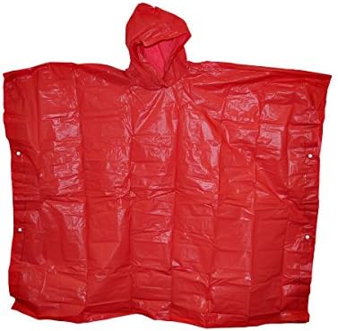 The Weather Station Children's Emergency Rain Poncho with Snaps, 45 x 72 inches, 2-Pack