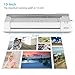 13 inches Laminator Machine, JZBRAIN A3 Laminating Machine with 20 Laminating Pouches, Paper Cutter, Corner Rounder, Thermal Laminator for Home Office School Use (White)