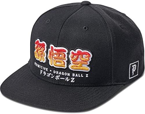 Primitive Skateboarding DBZ Dragon Black Hat - Adjustable