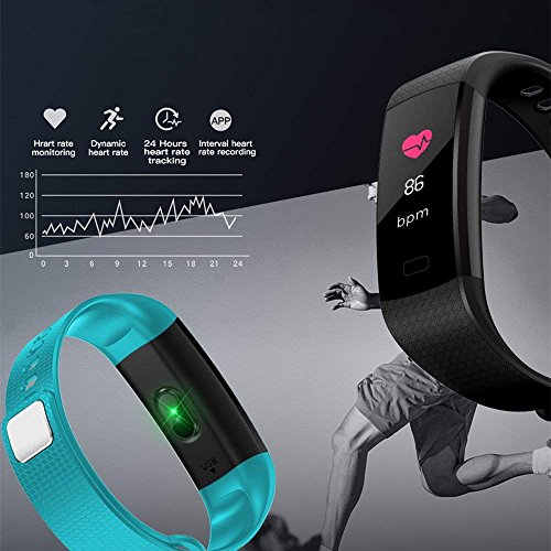 INorton Fitness Tracker, Bluetooth Smart Activity Tracker with Calorie Counter and Step Counter Watch Pedometer, Slim Lightweight Fitness Watch for Kids Women Men - Thumbnail 6