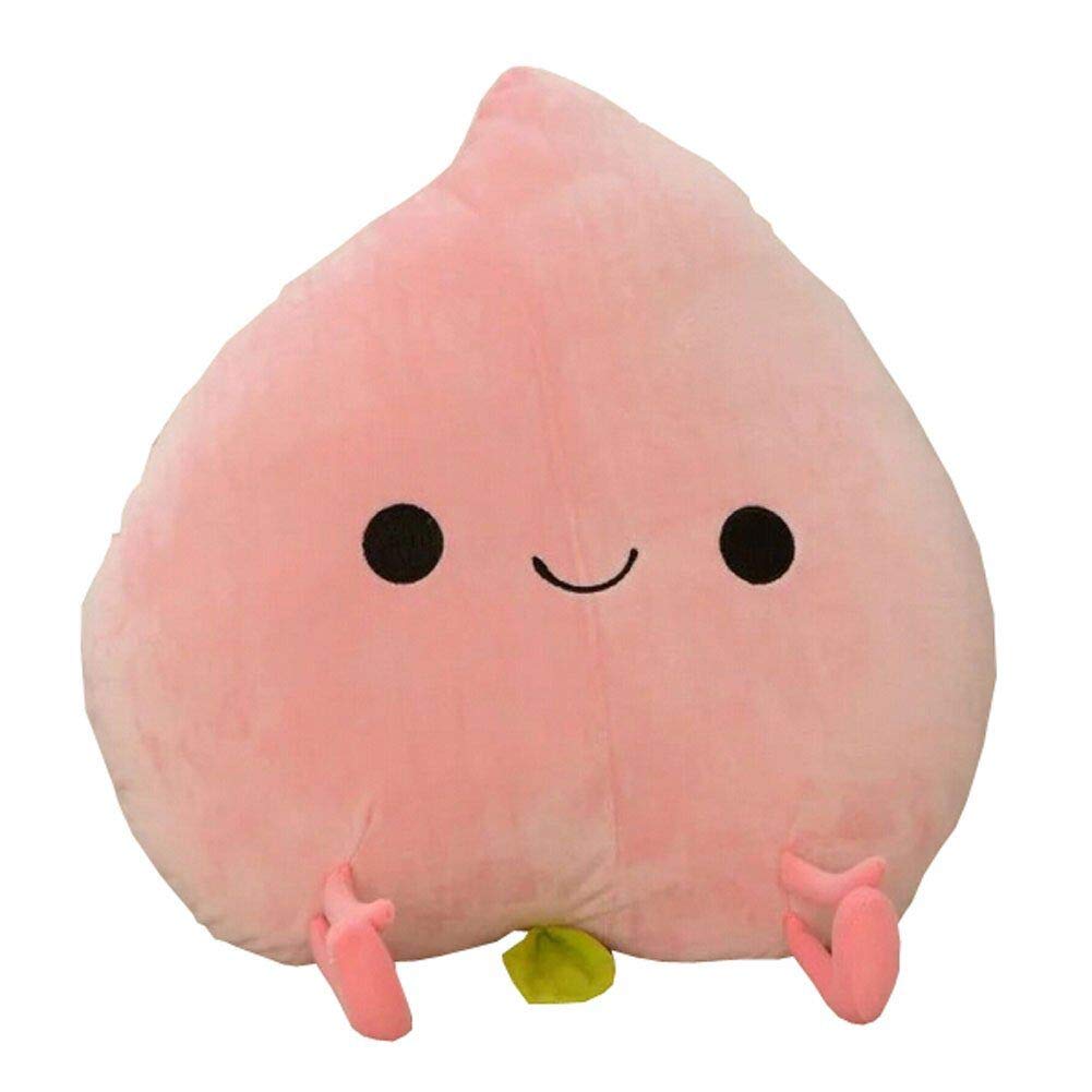 peach emoji plush