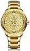 Golden Stainless steel Calendar Mens Watch