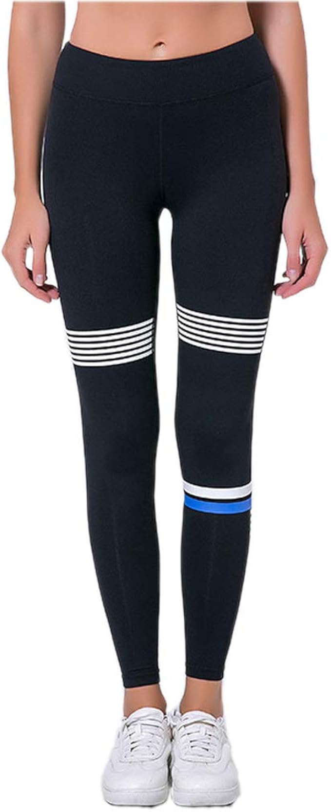 striped yoga leggings