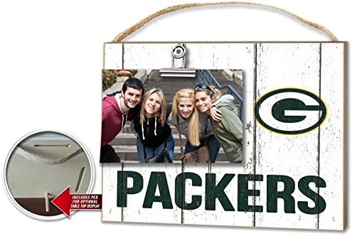 Green Bay Packers Clip It Weathered Logo Photo Frame