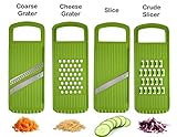 Mandoline Vegetable Slicer 1 Set With A Shredder A Cutter A Slicer and A Grinder Helps To Cook