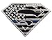Superman Thin Blue Line Morale Patch Police Law Enforcement