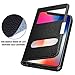 iPhone X/XS Case, Genuine Leather Flip Case Cover for iPhone X/XS Window View Stand Feature Ultra Thin Magnet Closure iPhone X Case by Make mate (Black)