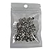 RUBYCA 50 Sets Silver Color Skull Cross-Bone Rapid Rivets Spike and Studs Metal Spots Double Cap DIY Leather-craft