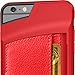 Smartish iPhone 6 Plus/6s Plus Wallet Case - Wallet Slayer Vol. 2 [Slim Protective Kickstand] Credit Card Holder for Apple iPhone 6s Plus/6 Plus (Silk) - Red Rouge