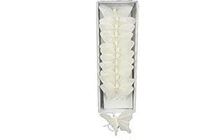 Shinoda Design Center 12Pc Butterfly Decor, 3", White