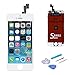 SANKA iPhone SE Screen LCD Replacement, Retina Display Digitizer Touch Screen Replacement Repair Kit with Tools for iPhone SE - White