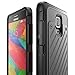 Samsung Galaxy Note 4 Case, SUPCASE Dual Layer Hybrid Galaxy Note 4 Case Unicorn Beetle S Series Slim Armored Protective Bumper Case (Black/Black), Soft TPU + Hard Shell