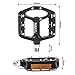 MEETLOCKS Bike Pedals,Road Bike Pedals Magnesium Alloy Body,CNC Machined Cr-Mo 9/16