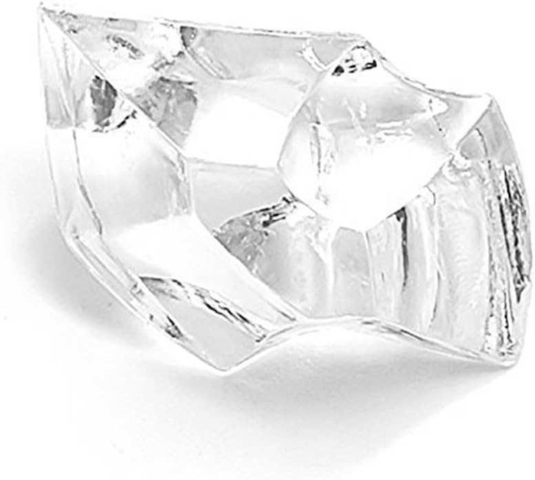 VGOODALL Clear Fake Crushed Ice Rocks, 150PCS Acrylic Clear Ice Rock Diamond Crystals for Home Decoration Wedding Display Vase Fillers - Image 3
