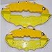 4Pcs Yellow 3D Rear Caliper covers Embossed Brem Fit pliers covers Car Universal Disc Brake Caliper Covers Front & Rear
