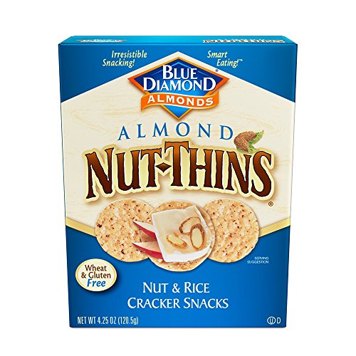 Blue Diamond Almond Nut Thins Cracker Crisps, Original Almond, 4.25 Ounce