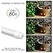 SHINE HAI T8 LED Light Tube 48W Equivalent 4ft, Single-Ended Power, 5000K Daylight White, Frosted Cover, G13 Lighting Fixtures, Pack of 12