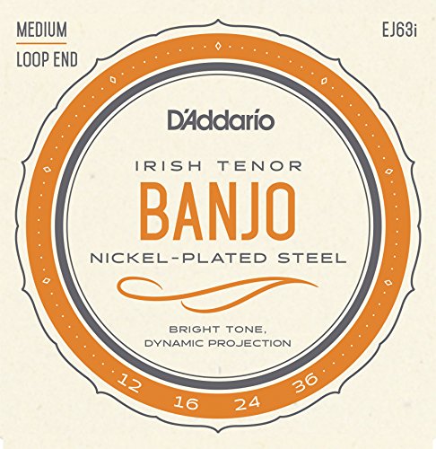D'Addario EJ63i 12 - 36 Nickel Irish Tenor Banjo String