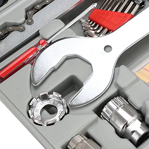 OCGIG 48 Pcs Professional Bike Repair Tools Set Kit Multi-Functional Bicycle Maintenance Tools - Thumbnail 3