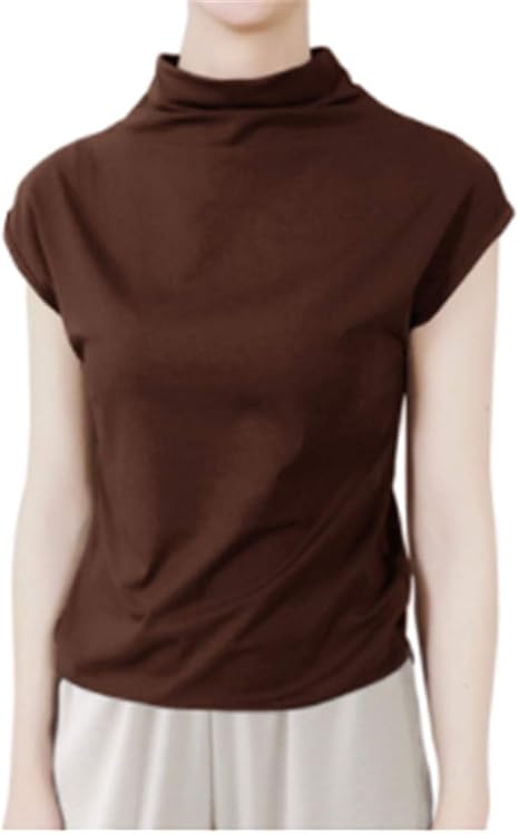 Amazon セイーワイ 純綿 シャツ インナー トップス デザイン シンプル S 3xl レディース ハイネック Tシャツ 袖なし カットソー タンクトップ 無地 全5色 ゆったり コーヒー2xl Tシャツ カットソー 通販 Amazon セイーワイ 純綿 シャツ インナー トップス デザイン シンプル S 3xl レディース ハイネック Tシャツ 袖なし カットソー タンクトップ 無地 全5色 ゆったり コーヒー2xl Tシャツ カットソー 通販