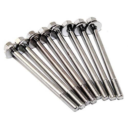 Assault Racing Products A9812 SBC Chevy Chrome Center Bolt Valve Cover Bolts Short Factory Style Covers 5.0L 5.7L