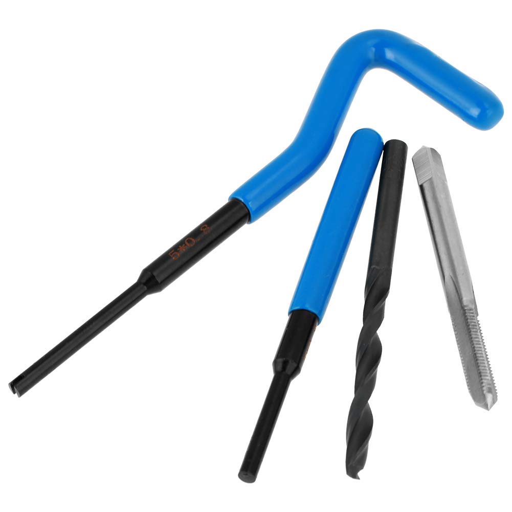 Thread Repair Kit, M5 Stainless Steel Wire Thread Insert Combination Tool Set Thread Repair Kit hex sockets M5 Thread Repair Tool: Industrial & Scientific