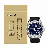 Lamshaw Classic Silicone Replacement Band for Michael Kors Smartwatch Strap (Black)