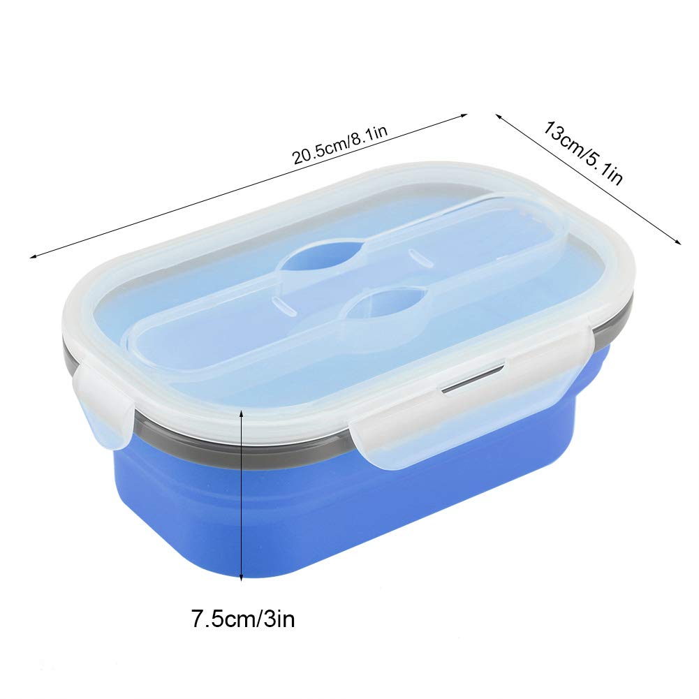 Haofy Recipientes de Silicona Plegable Envase Fiambrera de Comida ...
