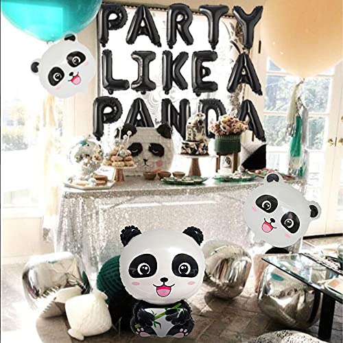 JeVenis Party Like A Panda Balloon Party Like A Panda Banner Panda