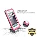 iPhone 5 5S SE Waterproof Case, iThrough 【NEW】iPhone 5 5S SE Underwater Case/2M, Shockproof Dirtproof Snowproof Rain Proof, Heavy Duty Full Protection Phone Case Cover for iPhone 5 5S SE
