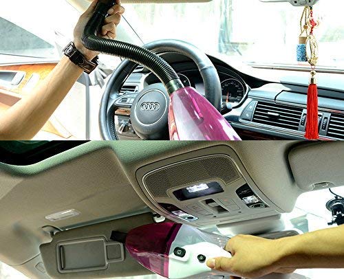 NOOX 12v Handheld High Power Car Vacuum Cleaner, Carpet Cleaner for Car 120W 5000pa with Cigarette Plug Cleaning Pet Hair,Tiny Sands, Bread Crumbs and etc - Thumbnail 5