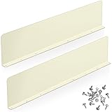 Yexiya 2 Pcs Rain Gutter Valley Splash Guards