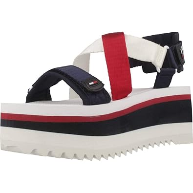 tommy jeans neoprene platform sandal