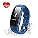 Fitness Tracker with Heart Rate Monitor, Runme Activity Tracker Smart Watch with Sleep Monitor, IP67 Water Resistant Walking Pedometer Band with Call/SMS Remind for iOS/Android Smartphone