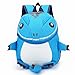 WEN FEIYU Little Kids Backpack 3D small dinosaur School school bag (blue)