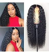 Geeta Hair Water Wave Lace Front Wigs Human Hair Lace Frontal Wigs Pre Plucked 180% Density 13x6x...