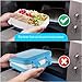 Lunch Box for Kids Childrens, Bento lunch Box for Boys Girls, Toddler School Lunch Containers 5-Compartment On-the-Go Meal Fruit Snack Packing for Picnic Outdoors, Leak Proof Durable & Microwave Safe
