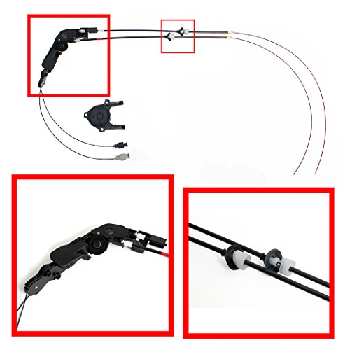 New SDK-08042 Power Sliding Door Cable Repair Kit (w/ Upgraded Pivot Design & Cable Material) for Toyota Sienna 3.3L & 3.5L 04-10 3MZFE 2GRFE