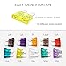 Car Fuses 100pcs Assorted Standard Blade Fuse Set 2A 3A 5A 7.5A 10A 15A 20A 25A 30A 35A, OUHL Auto Truck Fuses Kit SUV Boat Automotive Replacement Fuse, Puller Included